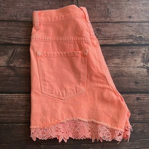 J Brand Joan High Rise Denim Cut Off 